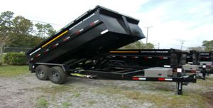 New 2025 Southland 7 x 14 High Side 16k Dump Trailer